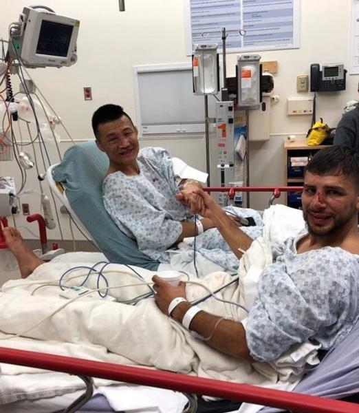 Жуткий нокаут из UFC – локтем по восходящей. На последней секунде боя!